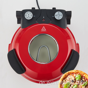 Antihaftbeschichteter Steinplatten-Pizzaautomat mit knuspriger Kruste